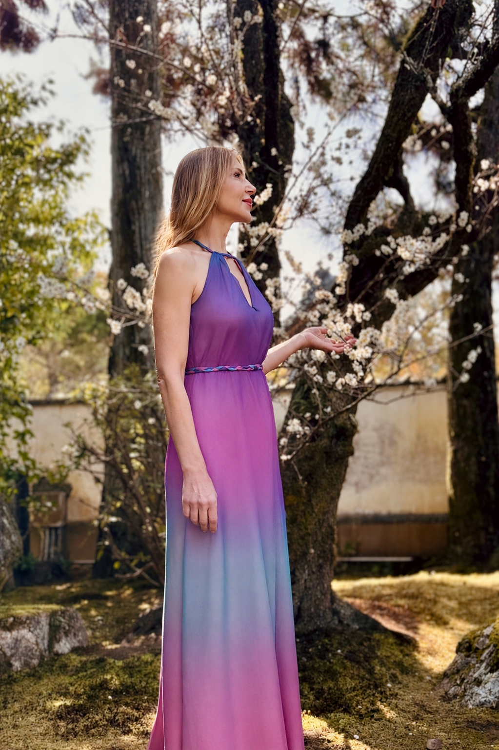 Violet Sunset Maxi Dress