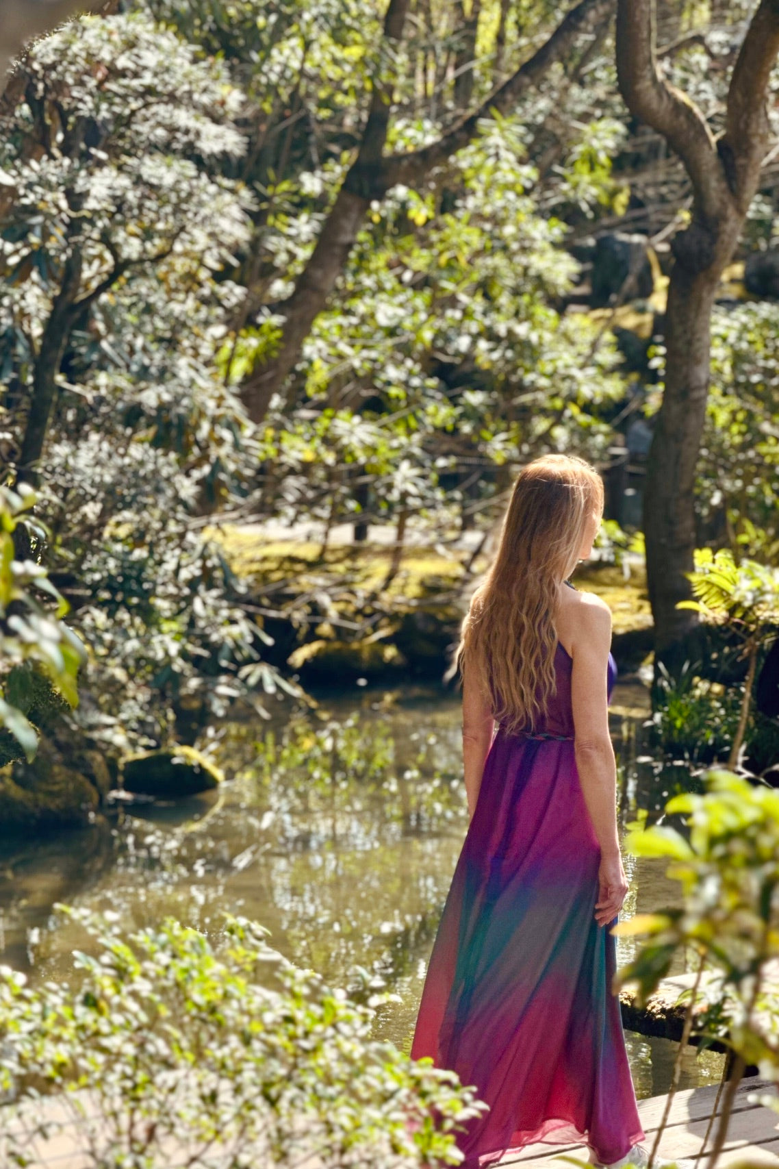 Violet Sunset Maxi Dress
