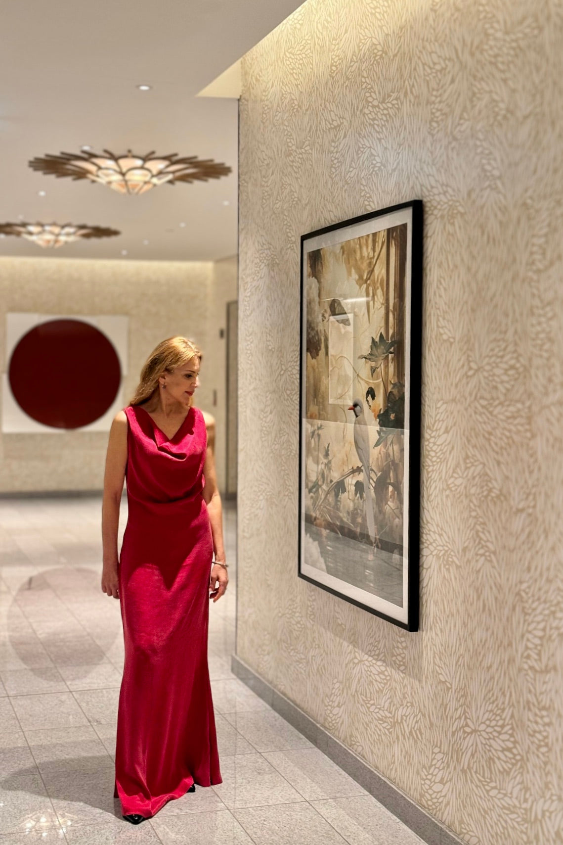 Scarlet Red Bamboo Dress