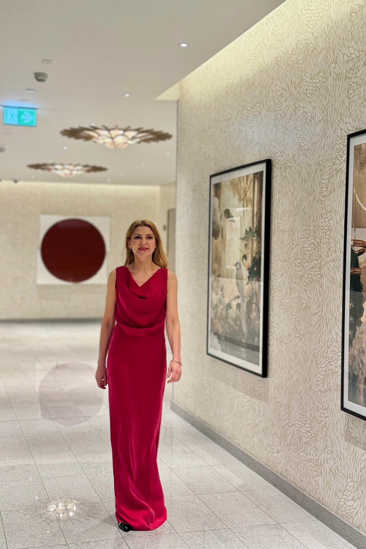 Scarlet Red Bamboo Dress