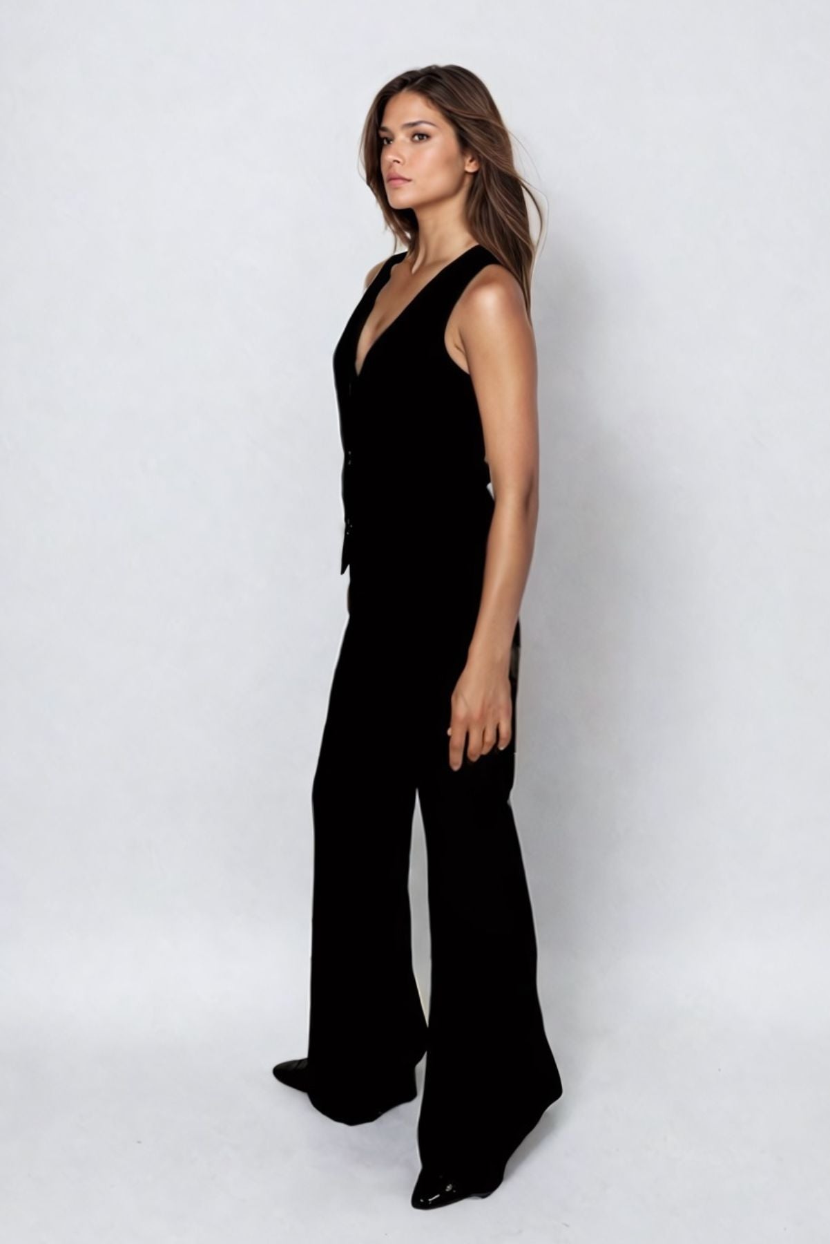 Milano Vista Flared Linen Trousers