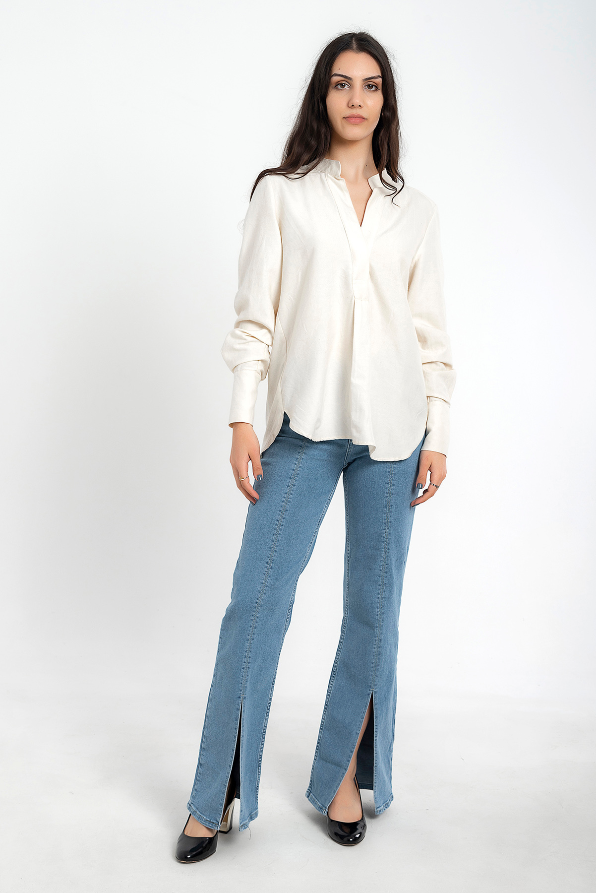 Little Pearl Silk Blouse