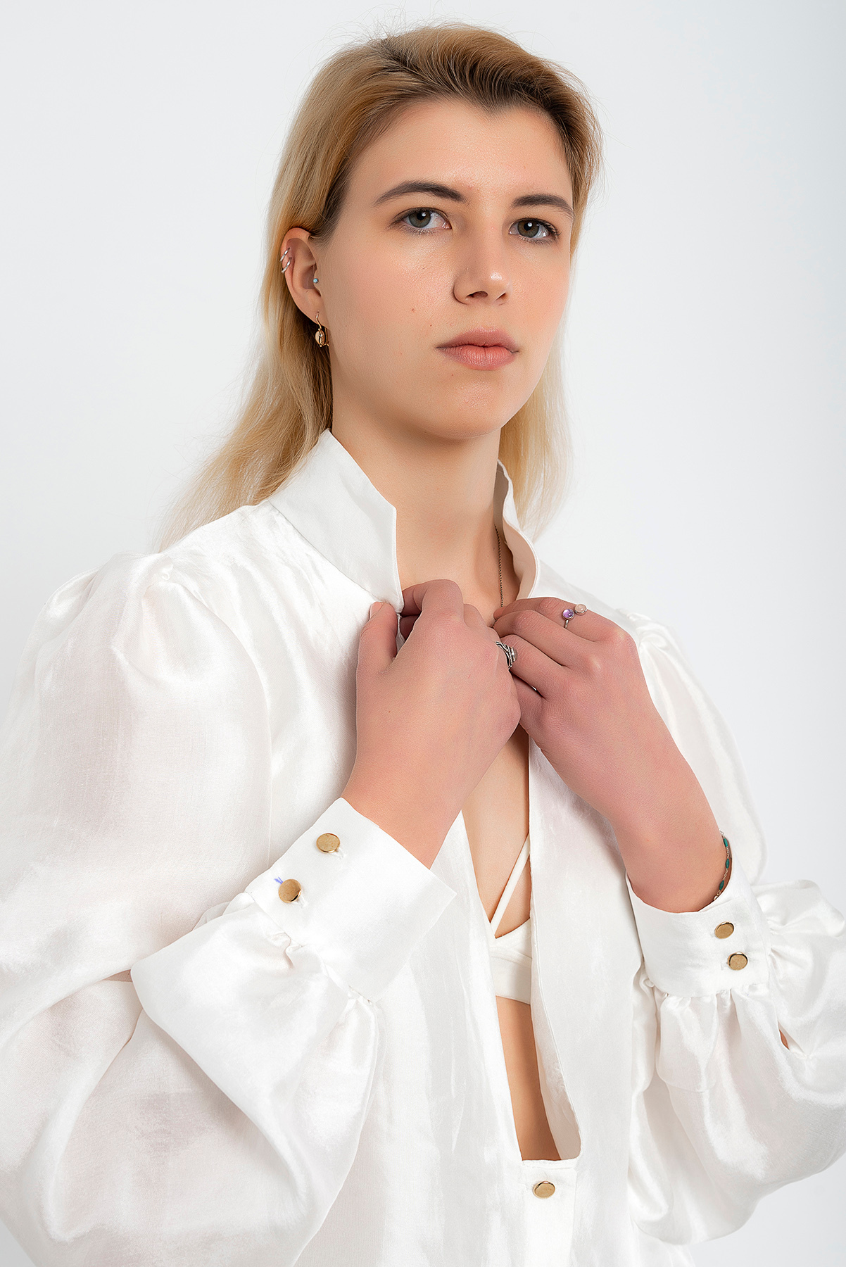 Musketeer Silk Blouse