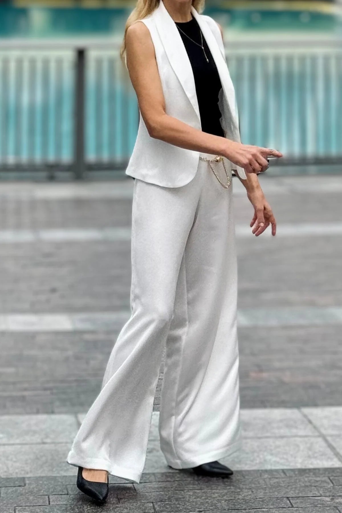 Marco White Waistcoat