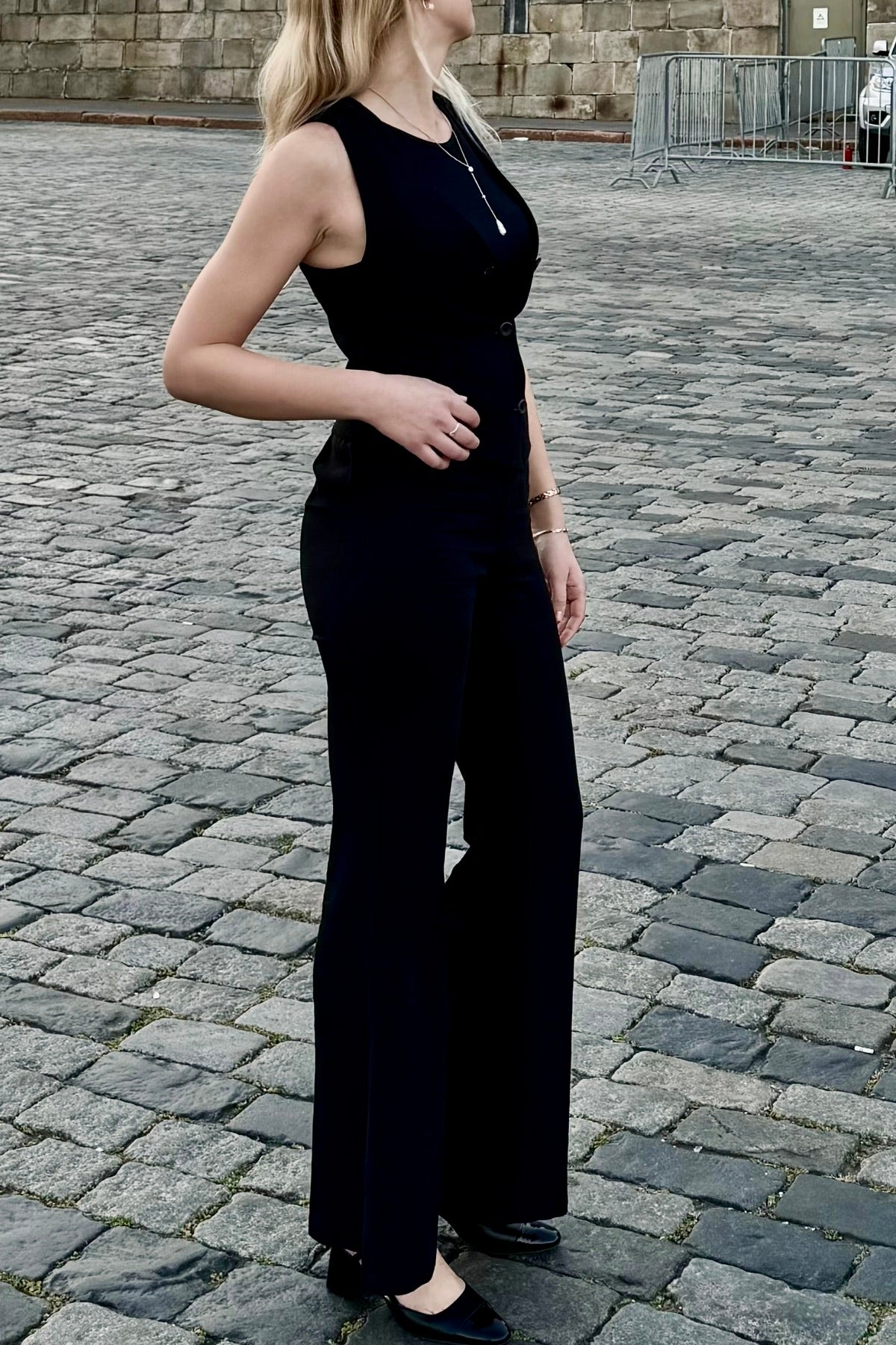 Milano Vista Flared Linen Trousers