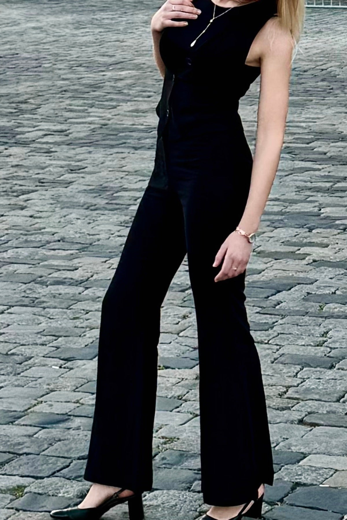 Milano Vista Flared Linen Trousers