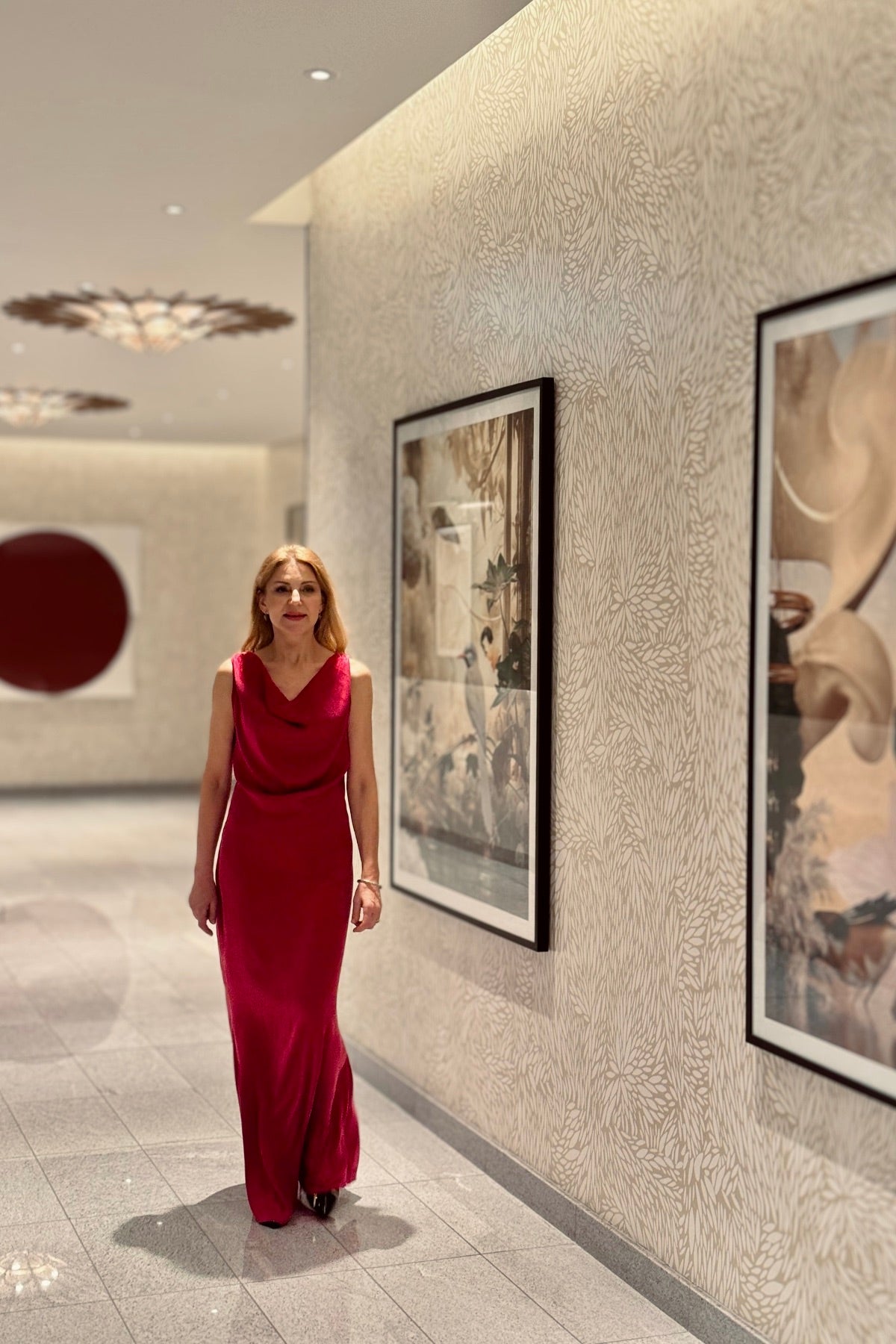 Scarlet Red Bamboo Dress