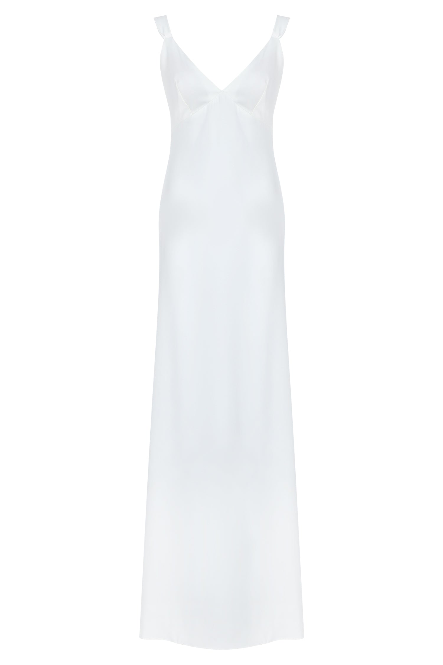 Eva Open Back Crepe Maxi Dress