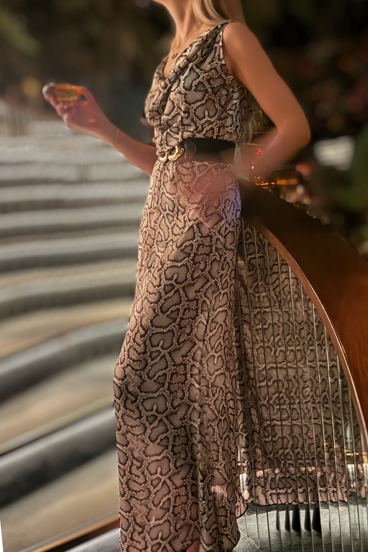 Wild Muse Python Dress