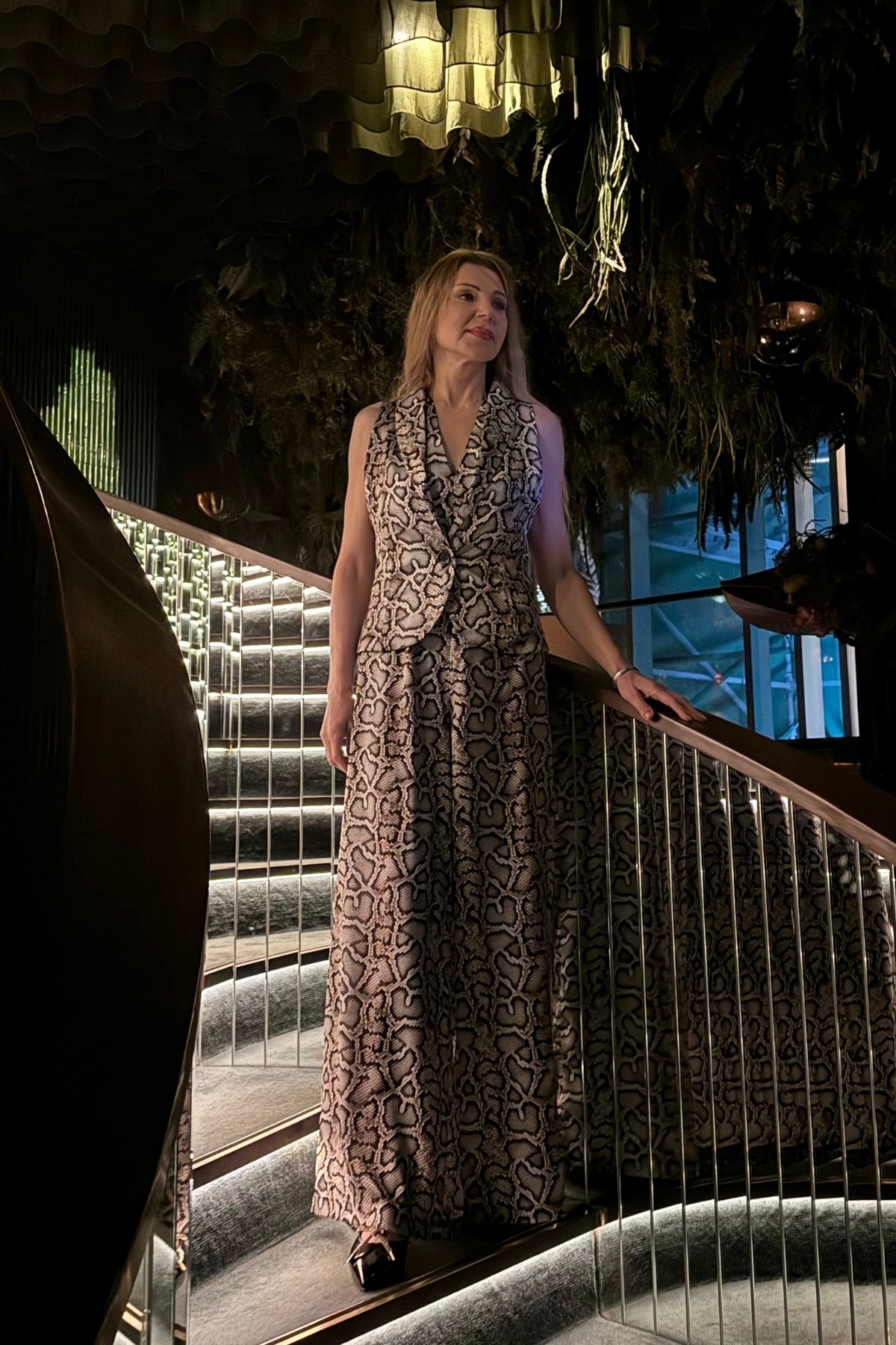 Wild Muse Python Jumpsuit