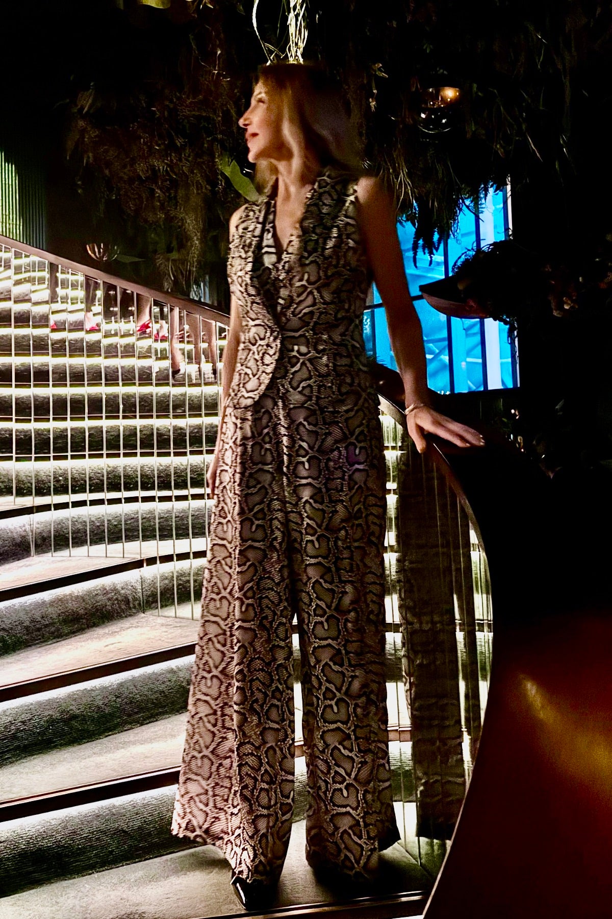 Wild Muse Python Jumpsuit