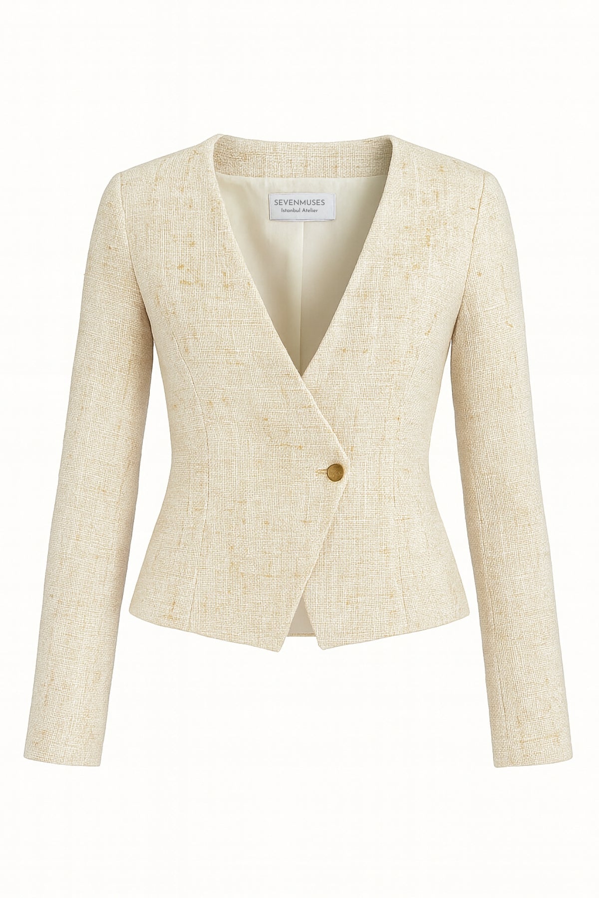 Cream Tweed Jacket