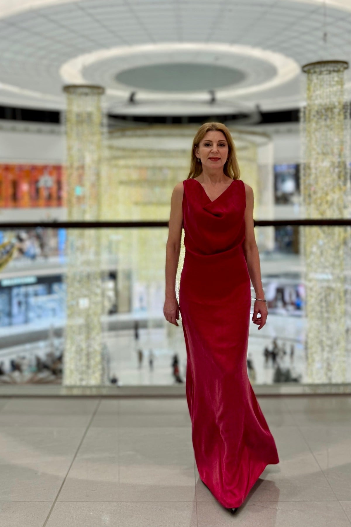 Scarlet Red Bamboo Dress