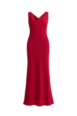 Scarlet Red Bamboo Dress