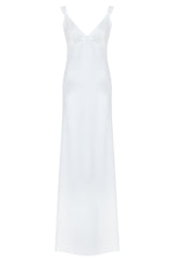 Eva Open Back Crepe Maxi Dress