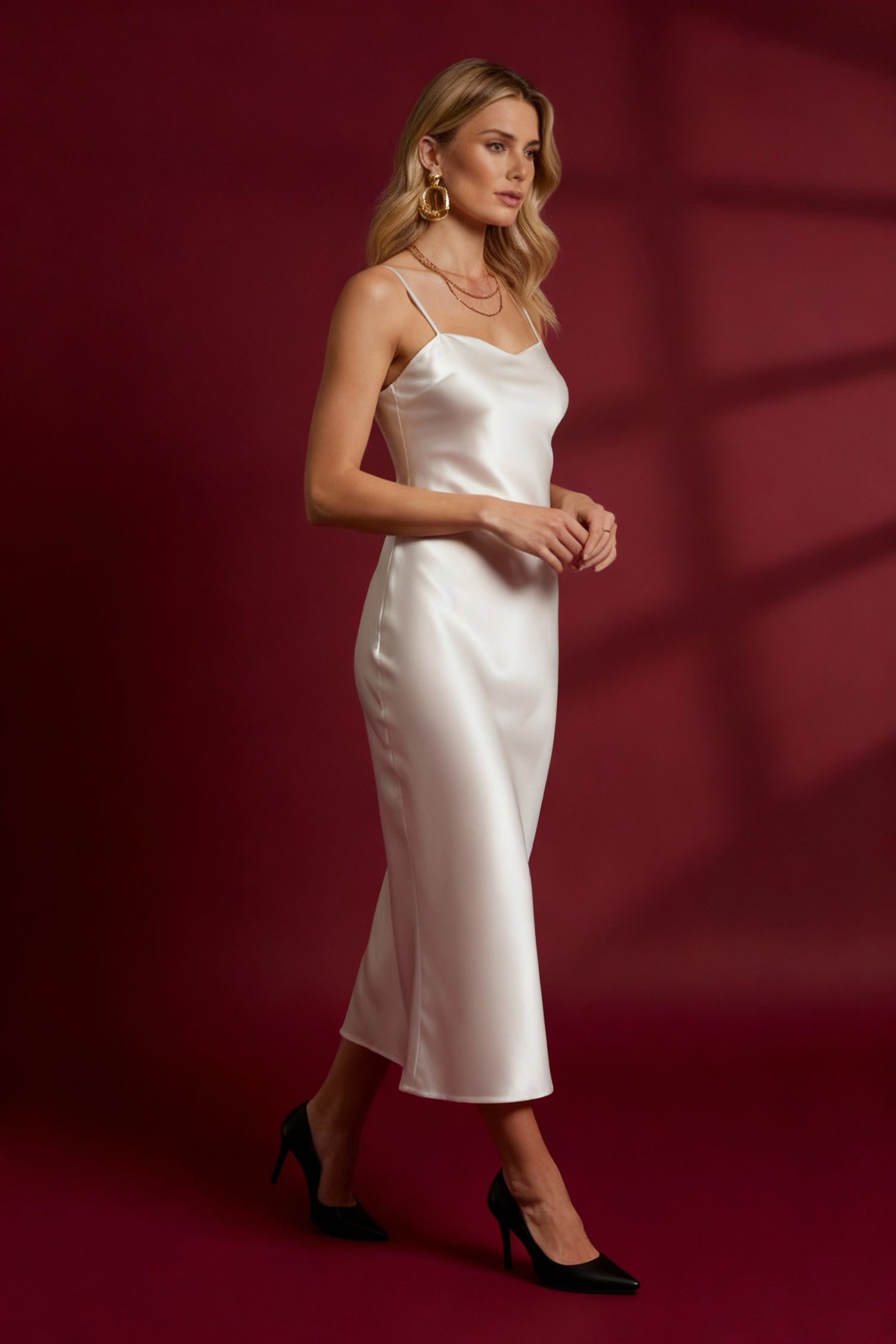Luna Satin Dress
