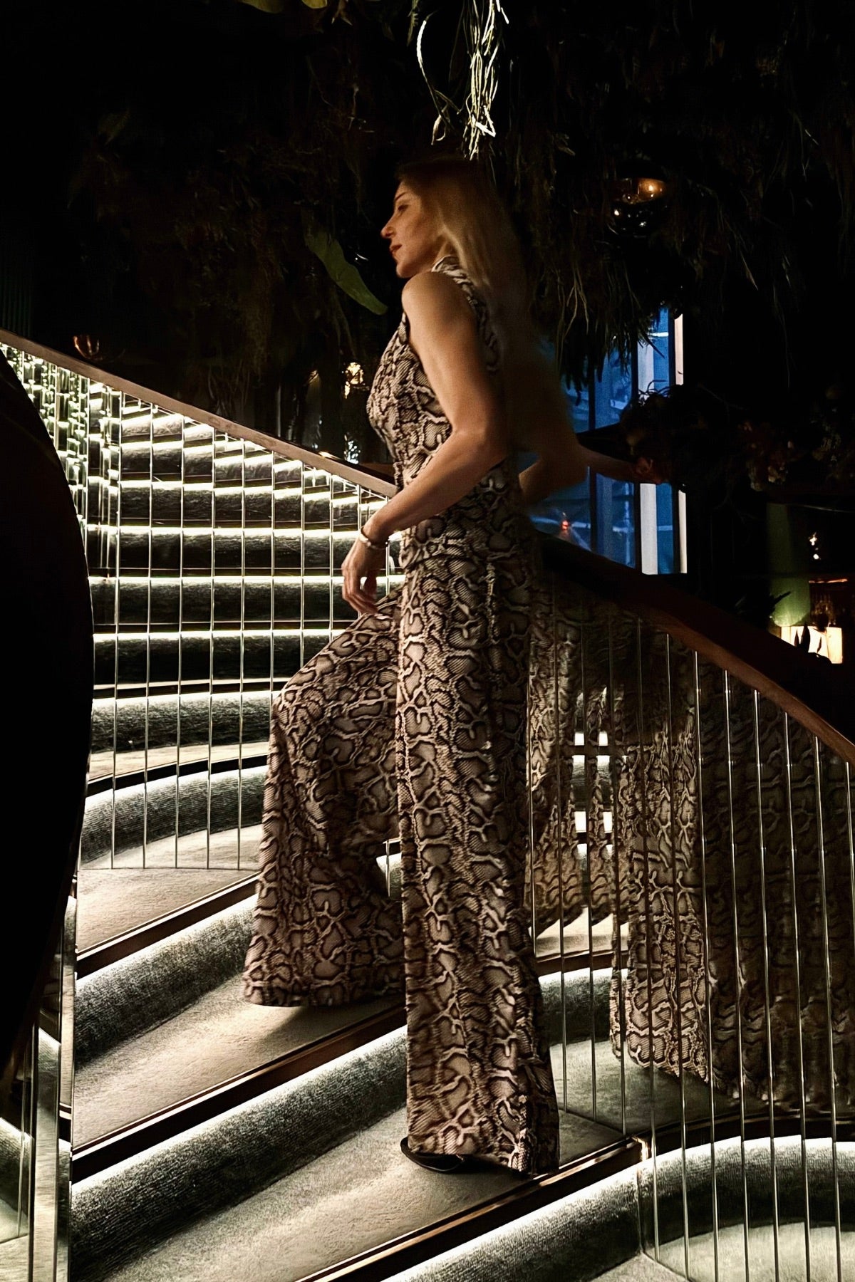 Wild Muse Python Jumpsuit
