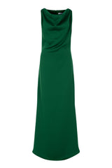 Emerald Green Crepe Dress